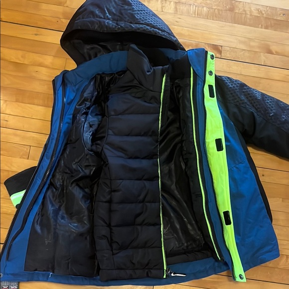 Gerry Blue and Black Hooded Jacket - Picture 4 of 6